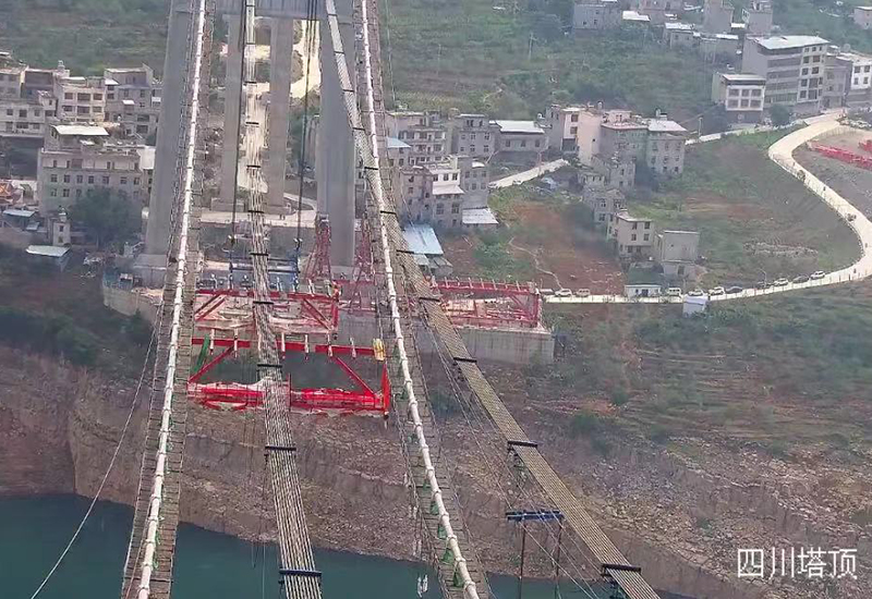 易通智聯(lián)智能吊裝助力卡哈洛金沙江特大橋首吊成功！